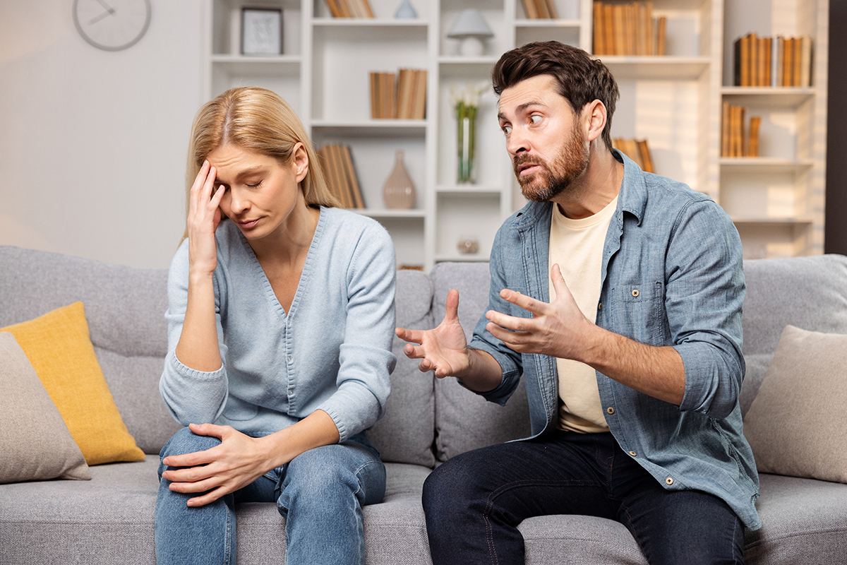 Fear of Partner's Reactions or Anger