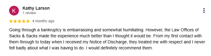 Chapter 13 Bankruptcy Client Review