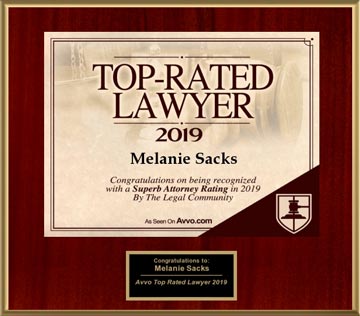 Top Rated Lawyer 2019 Melanie Sacks